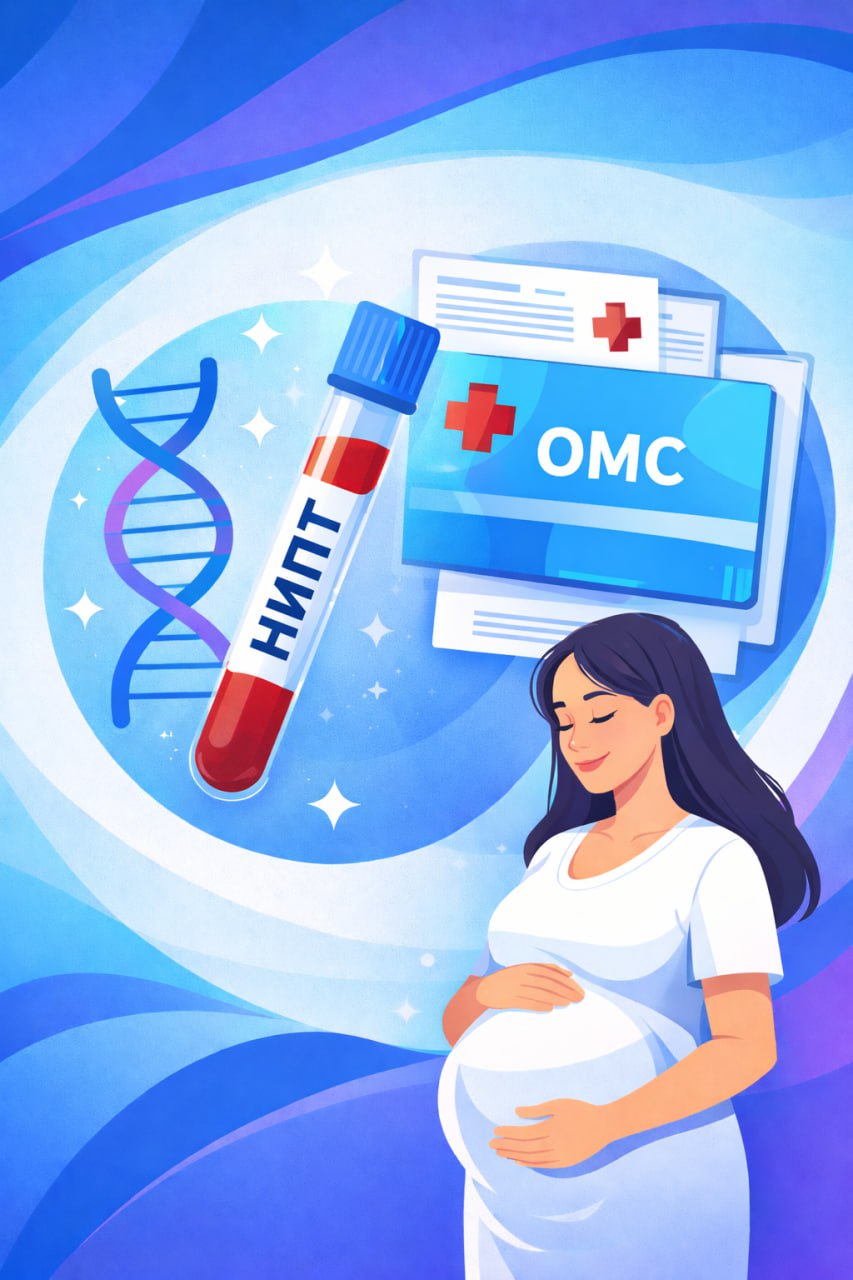 Неинвазивное пренатальное тестирование  стало доступным по ОМС